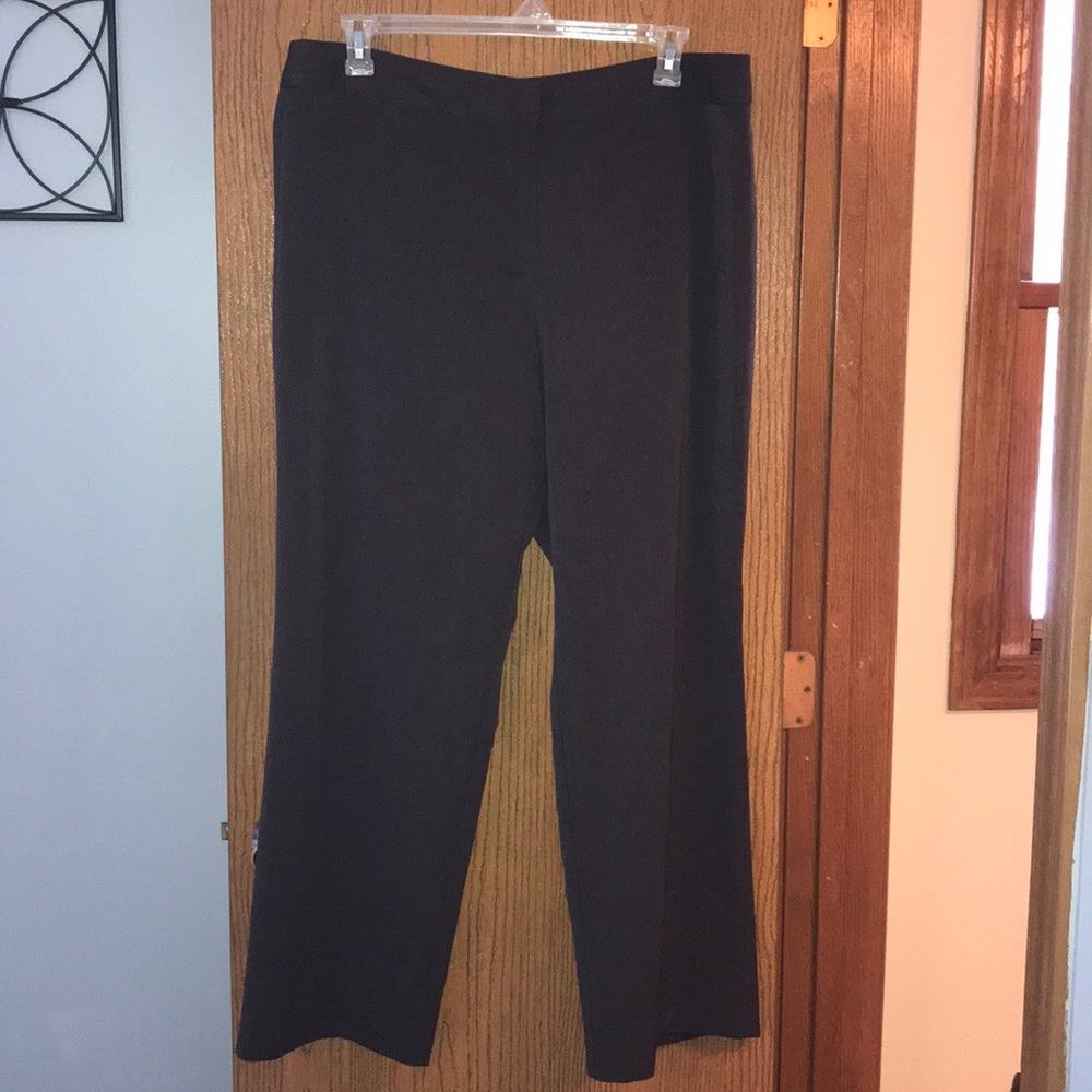 Brown Dress Pants with Pinstripe